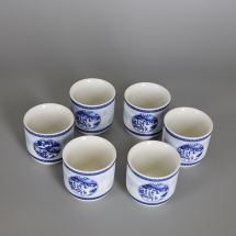 Čajový šálek - porcelán 6 ks